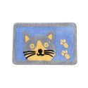 Cross border children cartoon flocking Christmas floor mat Bathroom Non slip mat Water absorbing foot mat Door mat