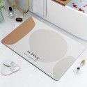 Cross border generation of diatom mud soft floor mats bathroom mats toilet non slip quick drying absorbent foot mats rubber Floor Mats Carpets 