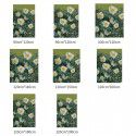 Nordic style oil painting printing porch door wire ring floor mat can be cut PVC anti-skid wear-resistant door mat