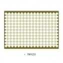 Chessboard carpet French light luxury living room imitation cashmere tea table floor mat Bedroom bedside blanket INS style sub-floor mat