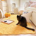 Ins cheese cream bedroom plush floor mat bedside blanket household non-slip floor blanket carpet picnic mat