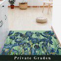 Cross border pastoral oil painting, clean floor mat, door mat can be scrubbed when entering the entrance, flower kitchen mat can be cut, foot mat