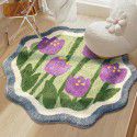 Small fresh cashmere carpet irregular soft anti-skid bibulous living room sofa tea table mat idyllic girl