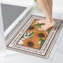 Household diatom mud cushion, water absorption and anti-skid foot pad at the door of bathroom, carpet floor pad in front of bathroom and hand washing table in bedroom 