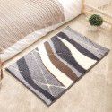 Ins Luxury leaves, plants, jacquard bathroom, non slip mat, absorbent mat, door mat, non slip mat, bedroom carpet