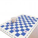 Chessboard carpet French light luxury living room imitation cashmere tea table floor mat Bedroom bedside blanket INS style sub-floor mat