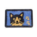 Cross border children cartoon flocking Christmas floor mat Bathroom Non slip mat Water absorbing foot mat Door mat
