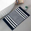 New cationic chenille floor mat bedroom entrance bedside striped carpet bathtub suction bathroom non slip mat 