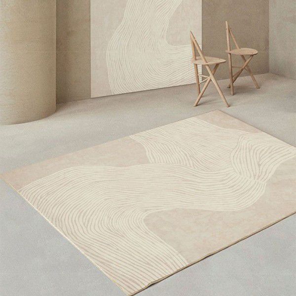 Japanese Quiet Wind Carpet Floor Mat Living Room Carpet Tea Table Mat Minimal Line Bedroom Study Jointed Carpet