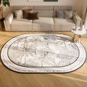 Living room ins style carpet light luxury tea table carpet washable PVC new leather door mat home bedroom
