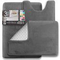 Cross-border flannel carpet slow rebound sponge bathroom carpet bathroom floor mat memory cotton bathroom anti-slip pad