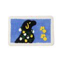 Cross border children cartoon flocking Christmas floor mat Bathroom Non slip mat Water absorbing foot mat Door mat