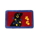 Cross border children cartoon flocking Christmas floor mat Bathroom Non slip mat Water absorbing foot mat Door mat