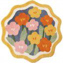 Small fresh cashmere carpet irregular soft anti-skid bibulous living room sofa tea table mat idyllic girl