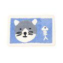 Cross border children cartoon flocking Christmas floor mat Bathroom Non slip mat Water absorbing foot mat Door mat