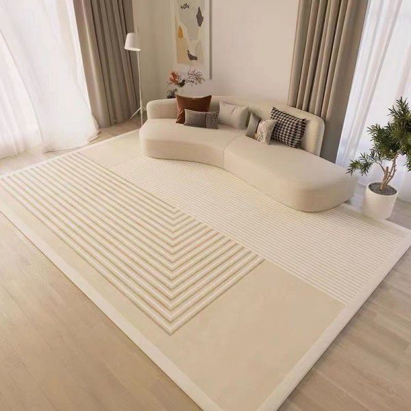 French living room carpet Modern luxury tea table carpet Quiet breeze Simple Nordic sofa Household bedside carpet Floor mat