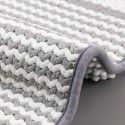 New cationic chenille floor mat bedroom entrance bedside striped carpet bathtub suction bathroom non slip mat 
