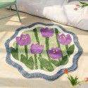 Small fresh cashmere carpet irregular soft anti-skid bibulous living room sofa tea table mat idyllic girl