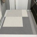 Entrance door Floor mat Outside the door Foot mat Outside the door Modern luxury household silk ring foot mat Carpet can be cut and dirt resistant mat