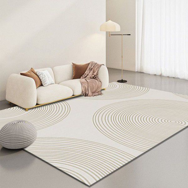 Spot Japanese style Quiet Wind Living Room Bedroom Carpet Simple Line Abstract Home stay Decorative Carpet Online Photo