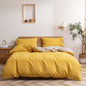 Aifeiyang washable cotton four piece set of cotton quilt cover dormitory three piece set of pure cotton sheets, fitted sheets and bedding 4 