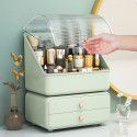 Cosmetics storage box cover dust-proof table top storage drawer type large capacity skin care products dresser shelf 