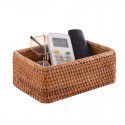 Vietnam autumn rattan woven storage basket fruit dessert tray basket home storage basket storage square storage box 