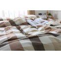 Cotton single fitted sheet washed cotton double bed cover home textile home stay bed bag bedding Simmons protective cover 
