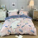 All season cotton fitted sheet Multi specification 4-piece set Reactive printing pastoral set 3-piece bedding 