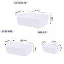 Desktop storage box Cosmetics drawer Rectangle sorting box Sundries snack storage basket Kitchen storage basket