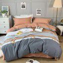 All season cotton fitted sheet Multi specification 4-piece set Reactive printing pastoral set 3-piece bedding 