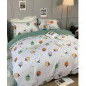 All season cotton fitted sheet Multi specification 4-piece set Reactive printing pastoral set 3-piece bedding 