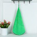 Factory wholesale fiber 30 * 30 hook small towel, housekeeping cleaning, glass wiping, water absorption and quick drying square towel 