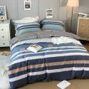 All season cotton fitted sheet Multi specification 4-piece set Reactive printing pastoral set 3-piece bedding 
