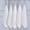Dishwashing towel household bamboo fiber double-sided thickened oil-free color towel kitchen cleaning cloth wholesale 