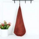 Factory wholesale fiber 30 * 30 hook small towel, housekeeping cleaning, glass wiping, water absorption and quick drying square towel 