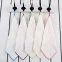 Dishwashing towel household bamboo fiber double-sided thickened oil-free color towel kitchen cleaning cloth wholesale 