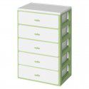 Household underwear, underwear, socks, wardrobe, classified storage box, plastic drawer type storage box, sorted in three 