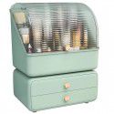 Cosmetics storage box cover dust-proof table top storage drawer type large capacity skin care products dresser shelf 