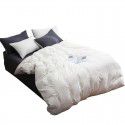 The manufacturer directly sells home stay solid color super soft matte student dormitory staff bedroom bedding three piece set 