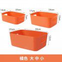 Desktop storage box Cosmetics drawer Rectangle sorting box Sundries snack storage basket Kitchen storage basket