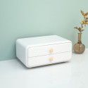 Cosmetics storage box cover dust-proof table top storage drawer type large capacity skin care products dresser shelf 