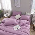 Aifeiyang manufacturer direct selling Nordic simple home textile bright red bedding four piece set solid color three piece set 