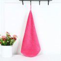 Factory wholesale fiber 30 * 30 hook small towel, housekeeping cleaning, glass wiping, water absorption and quick drying square towel 