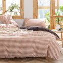 Aifeiyang washable cotton four piece set of cotton quilt cover dormitory three piece set of pure cotton sheets, fitted sheets and bedding 4 