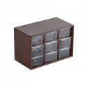 Ins Dustproof nine palace grid small drawer jewelry storage box dormitory desktop stationery jewelry hand account 