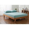 Cotton single fitted sheet washed cotton double bed cover home textile home stay bed bag bedding Simmons protective cover 