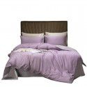 Four piece bed sheet set all cotton pure cotton summer pure color very simple modern wind bed 1.5m summer four piece set 