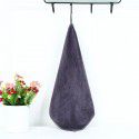 Factory wholesale fiber 30 * 30 hook small towel, housekeeping cleaning, glass wiping, water absorption and quick drying square towel 