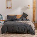 Aifeiyang washable cotton four piece set of cotton quilt cover dormitory three piece set of pure cotton sheets, fitted sheets and bedding 4 